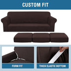 H.VERSAILTEX 4 Piece Stretch Sofa Covers - Image 4
