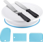 Kootek Cake Decorating Kit with Turntable Baking Supplies for Beginner Pros