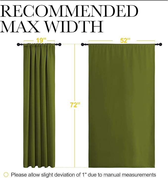NICETOWN Christmas Window Curtains Blackout Drapes - Image 7