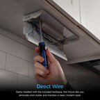 Enbrighten 12 Inch Hardwired Under Cabinet Light with 5 Color Temperatures