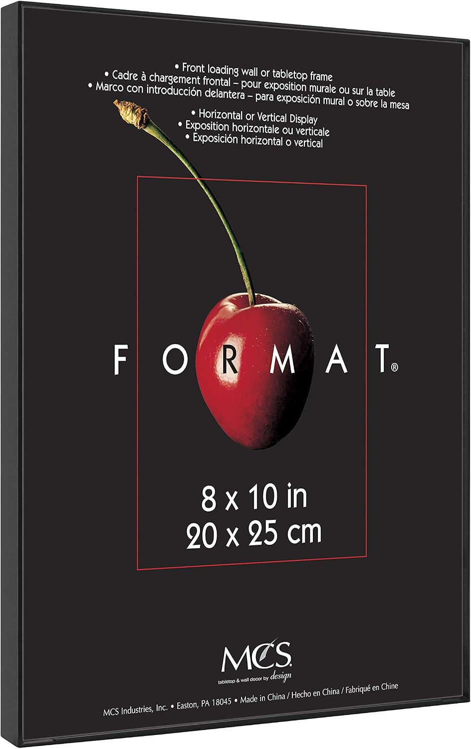 MCS Format Picture Frame, 8x10, Black, Gallery Wall, 6-Pack