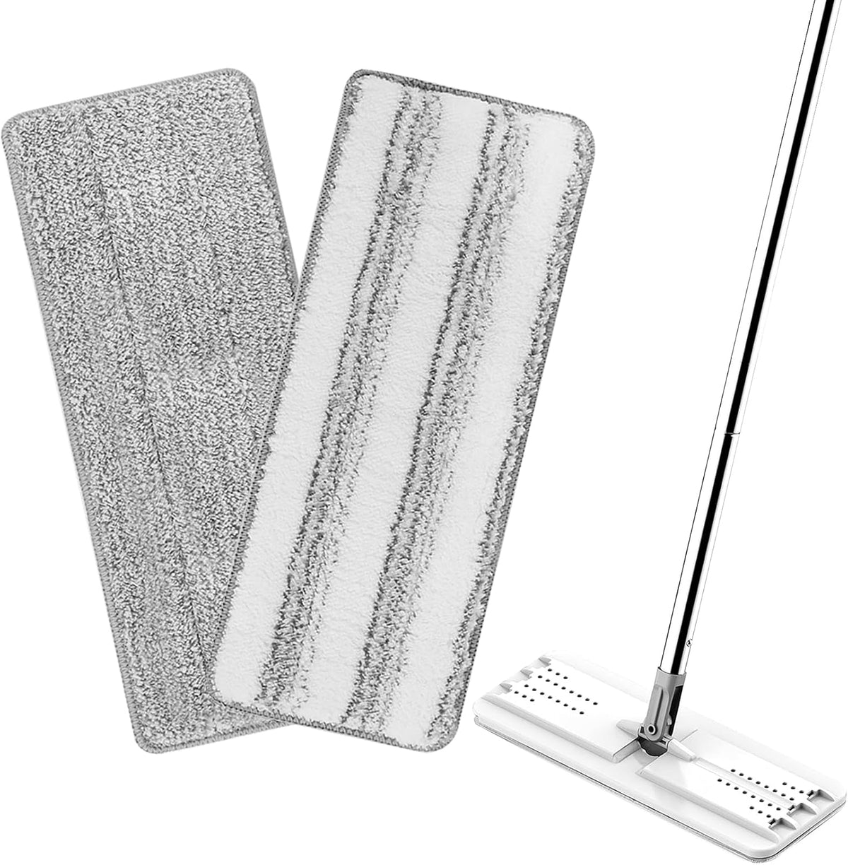 8 Pack Mop Replacement Pads Compatible with Joymoop Flat Mop