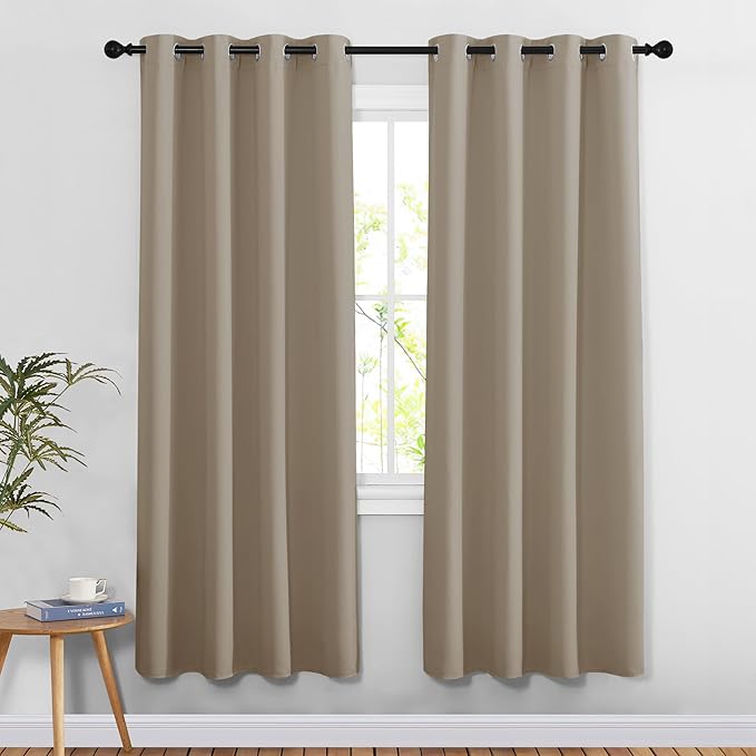 NICETOWN Doorway Curtains for Living Room 78 inches Long, Grommet Privacy Light by NICETOWN