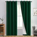 Yakamok 100% Blackout Curtain Panels 84 inches Cold and Light Blocking Drapes by Yakamok