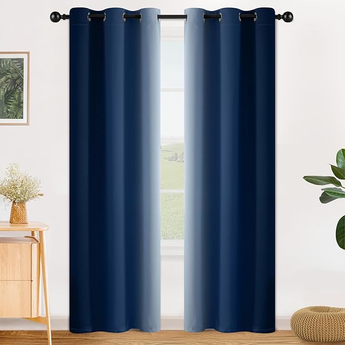 SimpleHome Ombre Room Darkening Curtains - Image 8