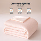 Amazon Basics Cooling Comforter, Soft Lightweight Waffle Weave Blanket for Hot Sleepers, Summer & All Season Bedding to Keep Cool for Night Sweats, 68"x90", Twin, Pink
