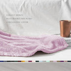 Exclusivo Mezcla Plush Fuzzy Fleece Throw Blanket Extra Large, Super Soft - Image 6