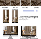 Simplebrand Brown Blackout Curtains - Image 9