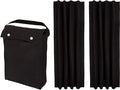 Amazon Basics Portable Energy Saving Noise Reducing Blackout Curtain Shade by AmazonBasics