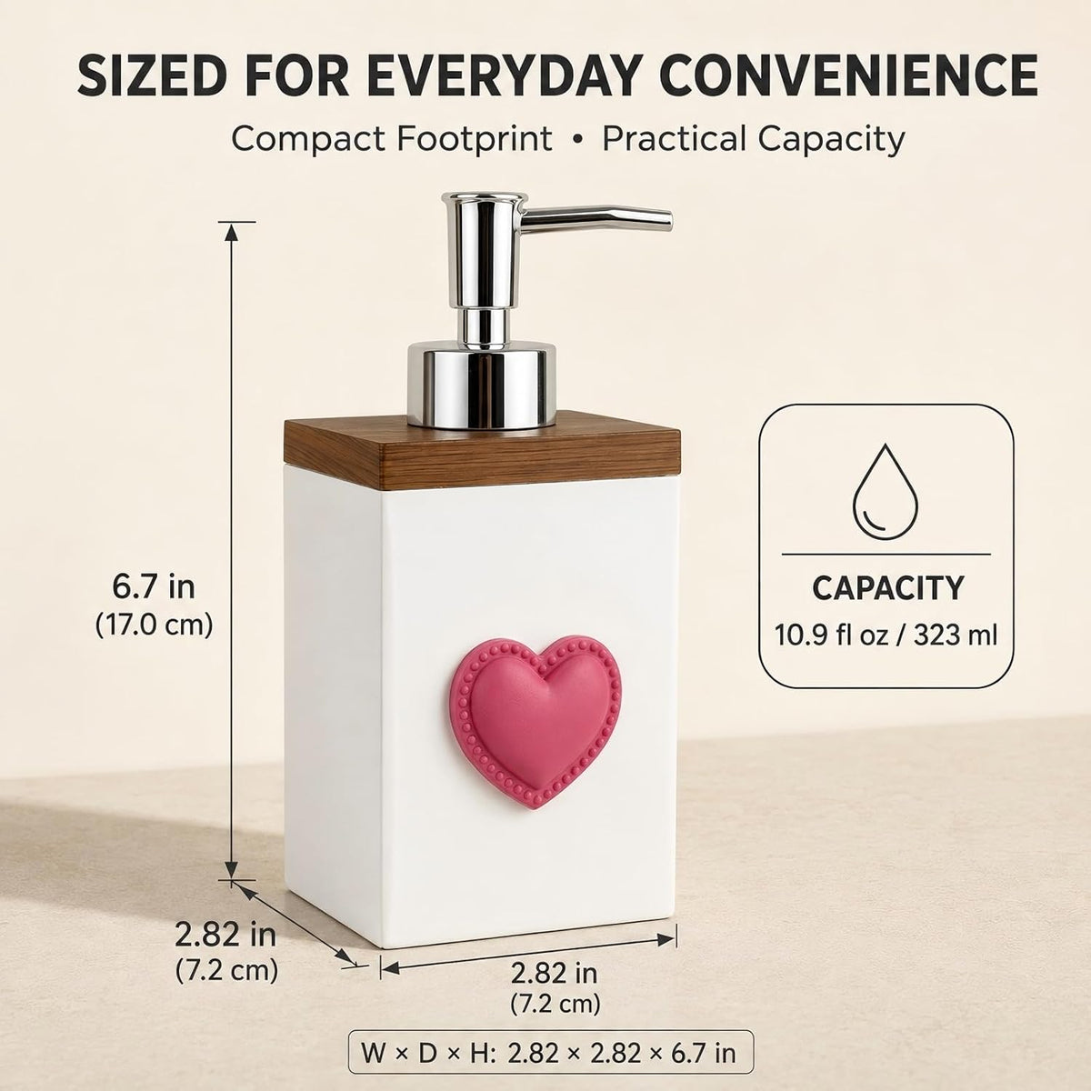 Seasonal Soap Dispenser with 9 Interchangeable Magnets for Holidays