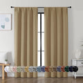 Simplebrand Ava Taupe Blackout Curtains by Simplebrand
