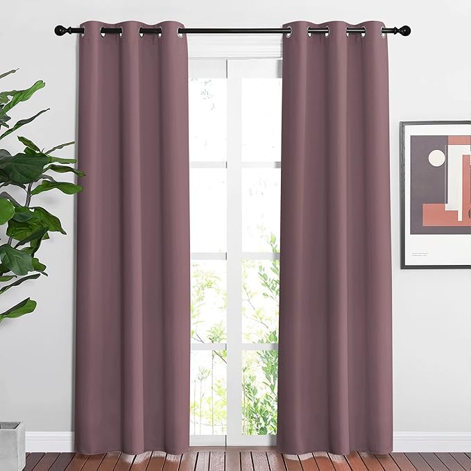 NICETOWN Room Darkening Curtains 84 inches Length by NICETOWN