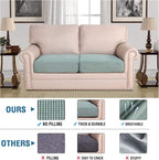 H.VERSAILTEX High Stretch Couch Cushion Covers, Chair Sofa Seat Slipcovers - Image 5