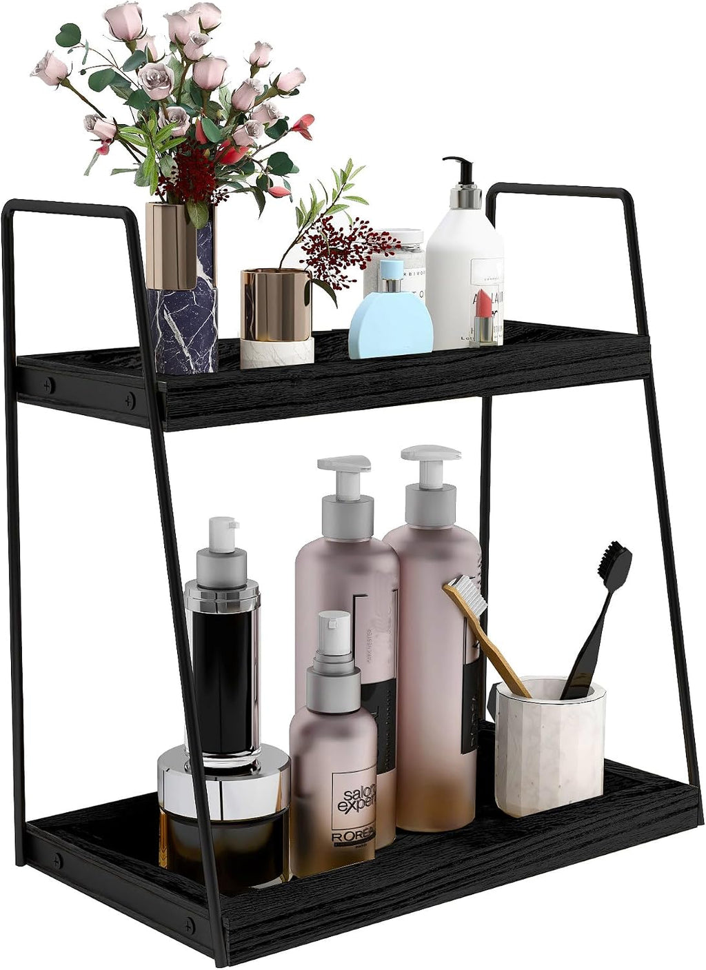 Dorhors Bathroom Counter Organizer,Vanity Countertop Storage Shelf