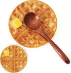 Waffle Spoon Rest for Stove Top Heart Cute Spoon Holder for Kitchen Counter