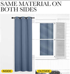 NICETOWN Short Curtains for Kitchen, Thermal Insulated Solid Grommet Blackout - Image 6