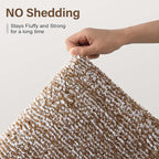 60x24 Long Bathroom Rugs Washable Non Slip, Coffee Bath Mat - Image 8