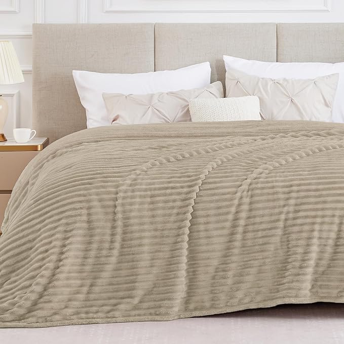 BEDELITE King Size Blanket for Bed, 300GSM Soft & Warm Fleece Blanket, by BEDELITE