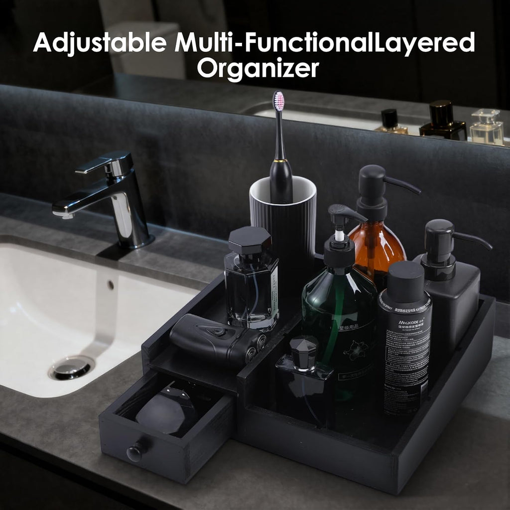 Bathroom Counter Organizer, Cologne Organizer for Men, Gifts for Men