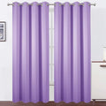 LEMOMO Blackout Curtains 52 x 95 inch/Lavender Curtains Set of 2 Panels/Thermal by Lemomo