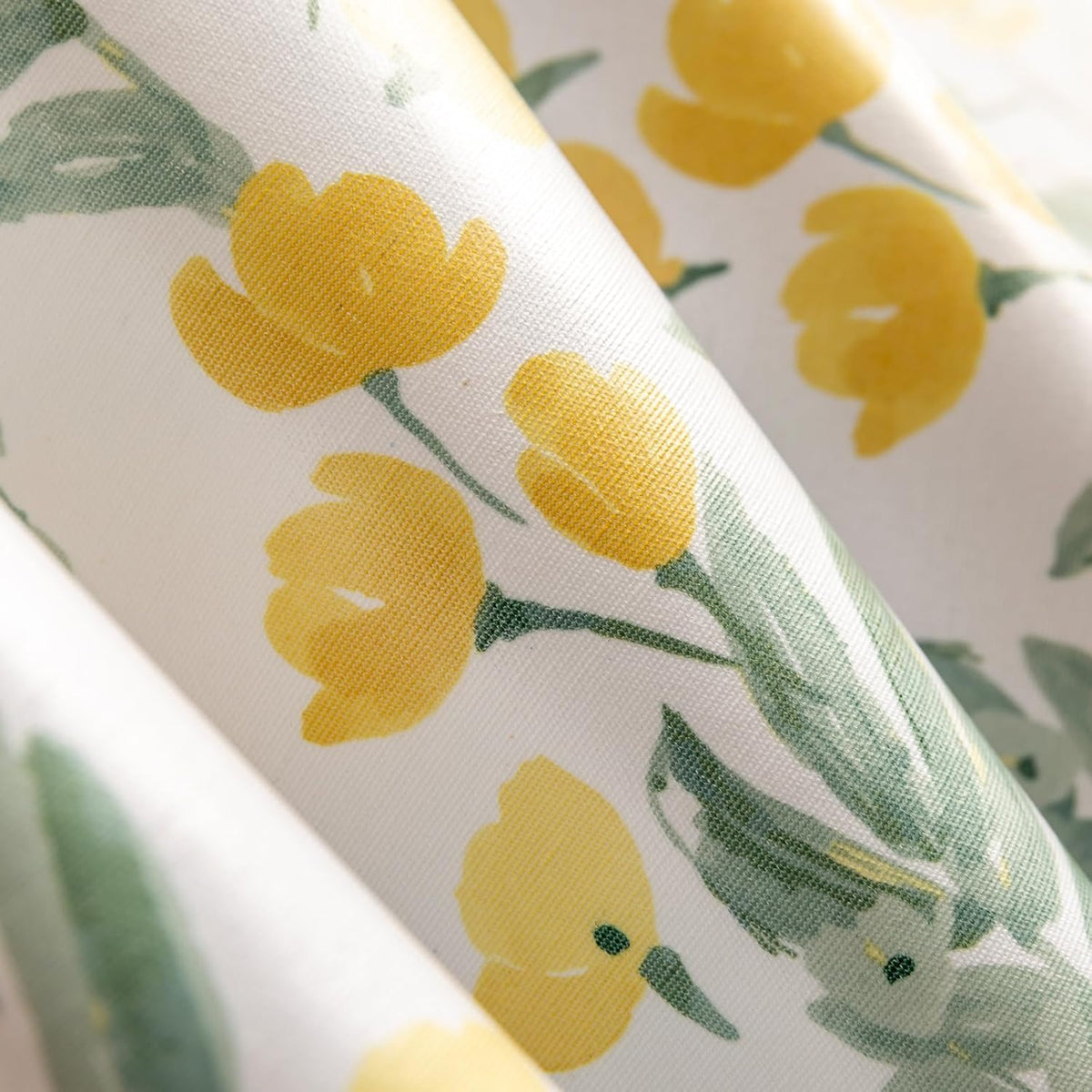GLORY SEASON Machine Washable Flowers and Leaves Printed Tablecloth Oblong Table Cover for Outdoor Indoor Dining Parties Dining Patio Kitchen Decor RectangleTable Cloth