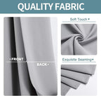 ChrisDowa Blackout Curtains 108 Inches Long 2 Panels Set - Image 4