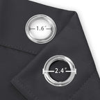 LEMOMO Dark Grey Thermal Blackout Curtains/38 x 84 Inch/Set of 2 Panels Room - Image 5