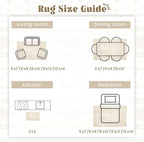6x9 Area Rugs for Living Room: Washable Moroccan Geometric Boho Rug Farmhouse - Image 7