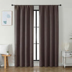 Simplebrand Ava Chocolate Blackout Curtains by Simplebrand