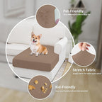 Easy-Going Stretch Sectional Couch Covers 1 Piece Chaise Lounge Slipcover L - Image 4