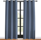 NICETOWN Blackout Curtains for Bedroom, Stone Blue, 42-inch Wide x 80-inch Long - Image 2