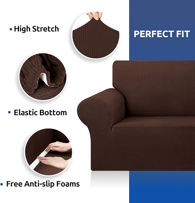 KEKUOU Stretch Sofa Cover Slipcover ，Couch Covers - Image 7
