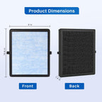 3 Pack MK04 Air Filter Replacement for Aroeve MG04JH Air Purifier
