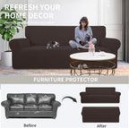Easy-Going Stretch Oversized Loveseat Slipcover 1-Piece Sofa Cover Furniture - Image 4