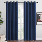 NICETOWN Navy Blackout Curtains 86" Long by NICETOWN