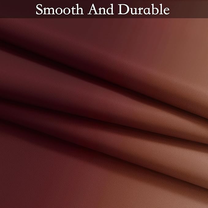 SimpleHome Ombre Room Darkening Curtains 82 inches Length - Image 6