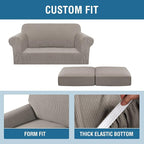 H.VERSAILTEX 3 Piece Stretch Sofa Covers - Image 4