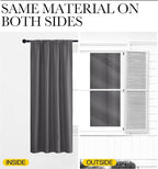 NICETOWN Grey Window Curtains for Bedroom - Image 8