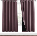 NICETOWN 100% Blackout Window Curtain Panels, Full Light Blocking Drapes - Image 2