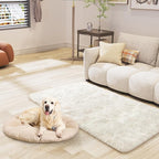 LOCHAS Ultra Soft Indoor Modern Area Rugs 2' x 4', Fluffy Living Room Carpets - Image 4