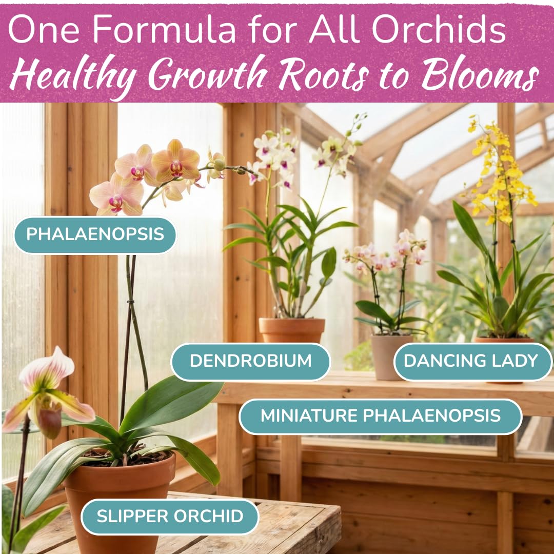 Orchid Fertilizer Spray, Ready-to-Use Liquid Plant Food Mist, 8 oz