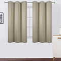 LEMOMO Beige Thermal Blackout Curtains/38 x 54 Inch/Set of 2 Panels Room by Lemomo