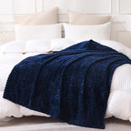 Blue Throw Blanket 50"×60" inches Gifts - Image 4