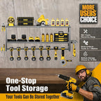 Heavy Duty Power Tool Organizer Wall Mount, Drill Holder Storage Rack Shelf