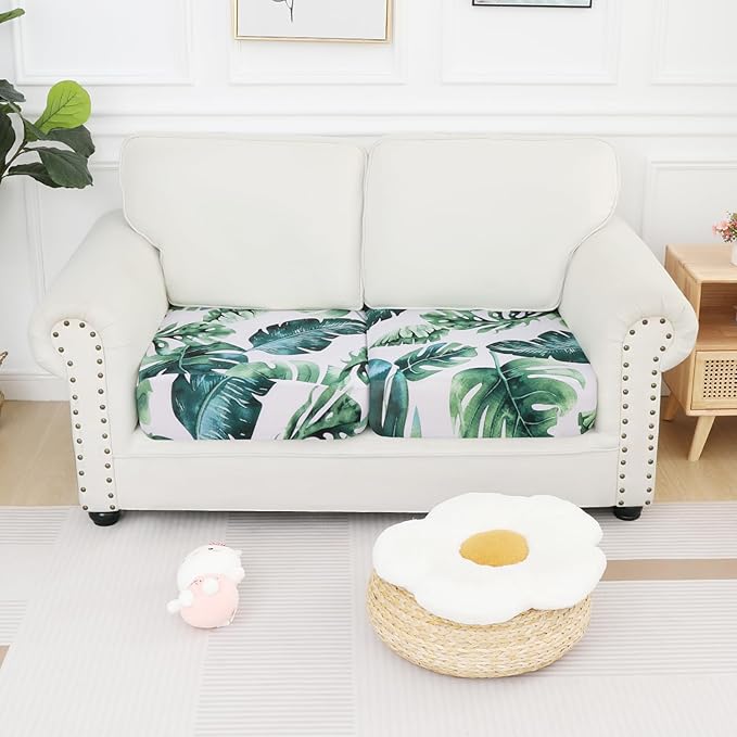 Smiry Printed Couch Cushion Covers, Stretch Soft Couch Covers - Image 5