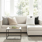MIULEE Pack of 4 Couch Throw Pillow Covers 18x18 Inch Gray Soft Decorative - Image 4