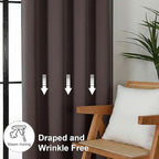 Simplebrand Ava Chocolate Blackout Curtains - Image 6