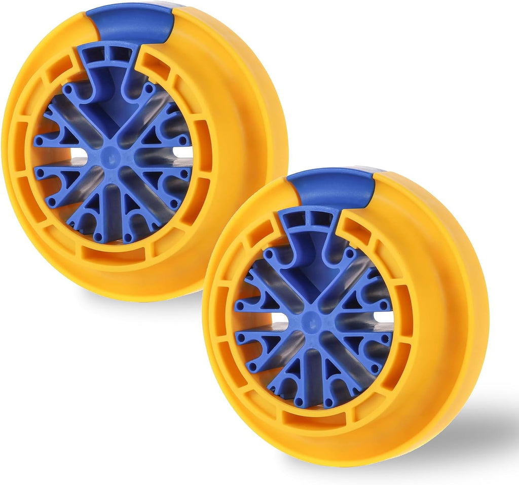 Wire Comb for Network Ethernet Cable Management Organizer Tool with Cat5 Cat6 Wire Straightener Low Voltage PSU Organizing Tool (2 Pack Yellow Blue)