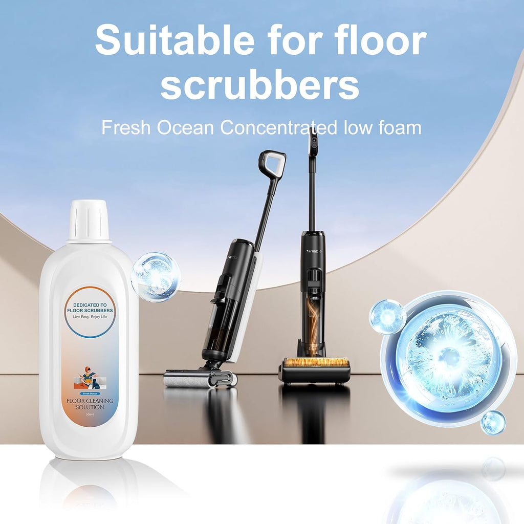 Nukisa 35.27 oz Ocean Scent Floor Cleaning Solution Compatible With Tineco