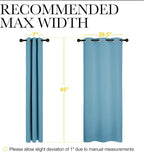 NICETOWN Thermal Insulated Curtains Blackout Draperies, Window Treatment Solid - Image 7